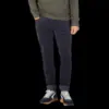Trousers | Paige Navy Blue Cotton Corduroy Five Pocket Trousers